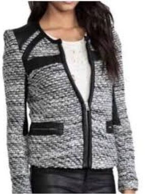 Designer Line  Business Casual Chanel Style Leather and Wool Shackett